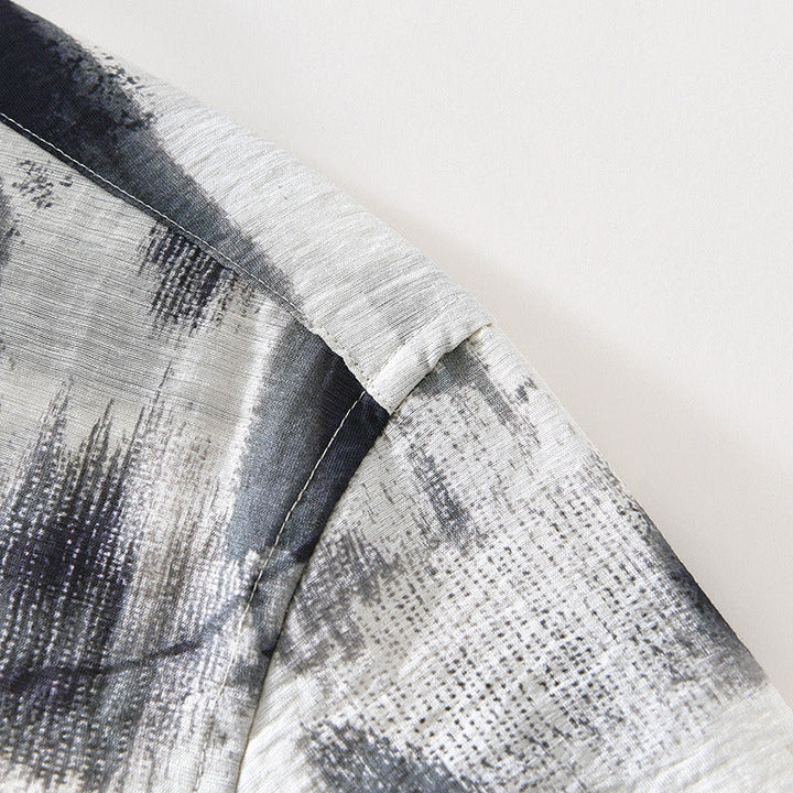 Connor - Short-Sleeve Front-Print Shirt