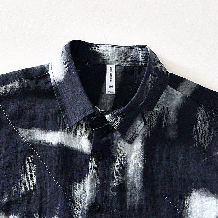 Connor - Short-Sleeve Front-Print Shirt