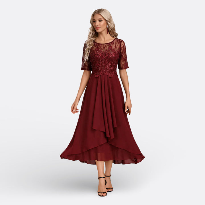 Matilda - Short-Sleeve Lace Dress