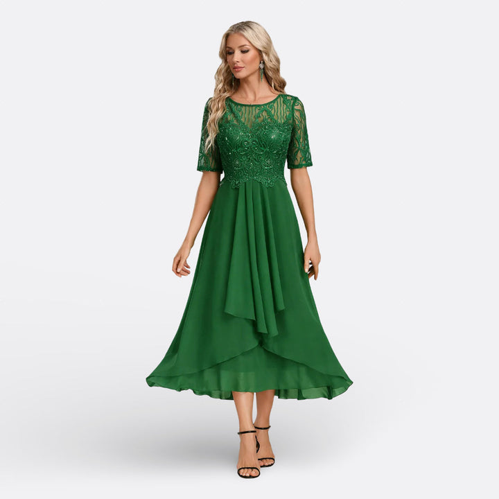Matilda - Short-Sleeve Lace Dress