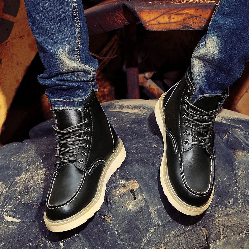 Nathan - Genuine Leather Boots