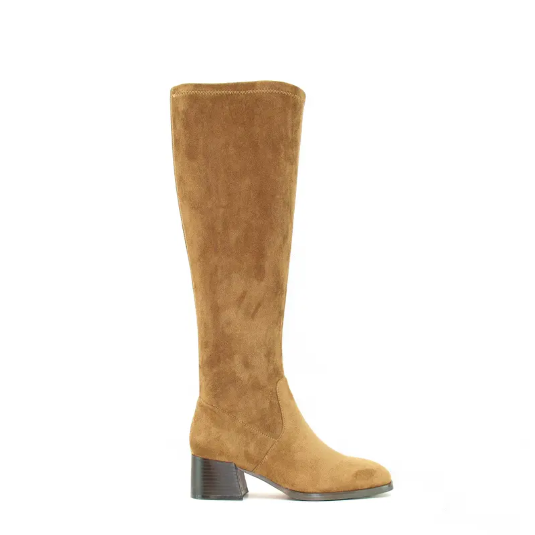 Lily | Bold High-Top Suede Knee Boot