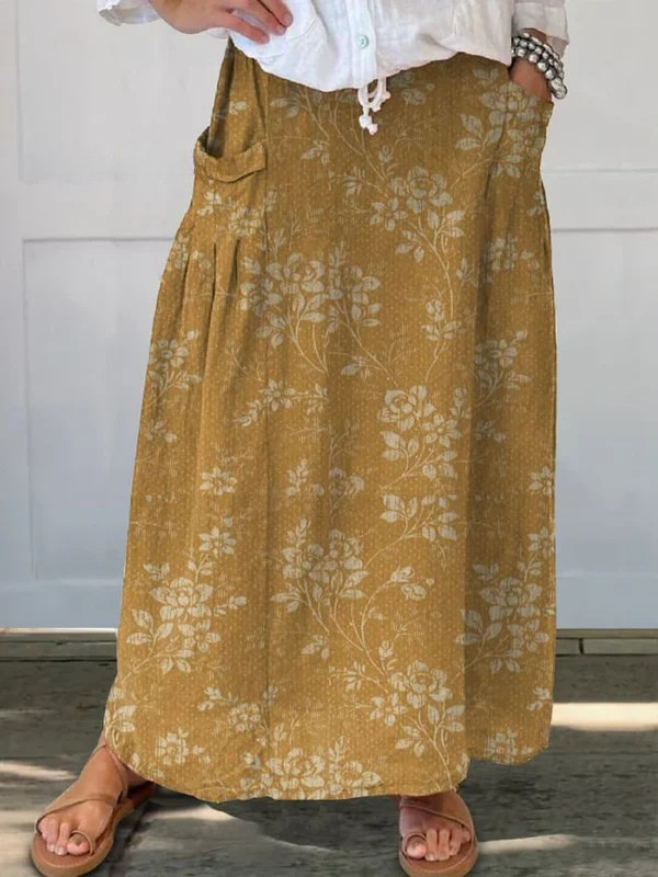 Joanna | Lightweight printed skirt