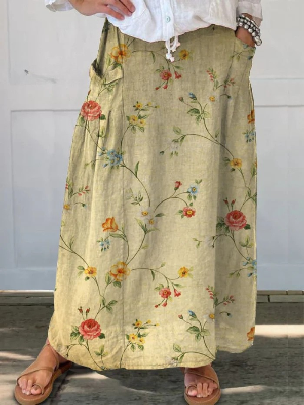 Millie | Lightweight printed skirt