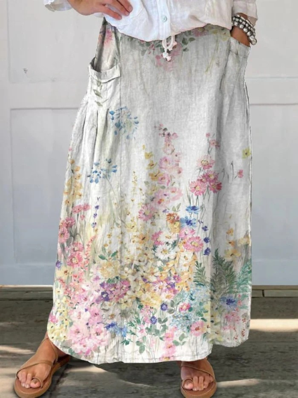 Millie | Lightweight printed skirt