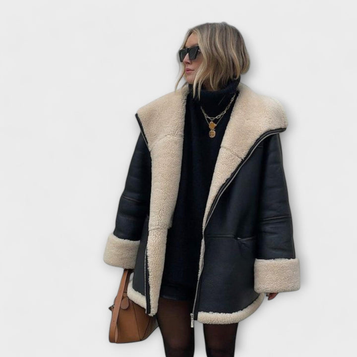 Nora - Leather Coat