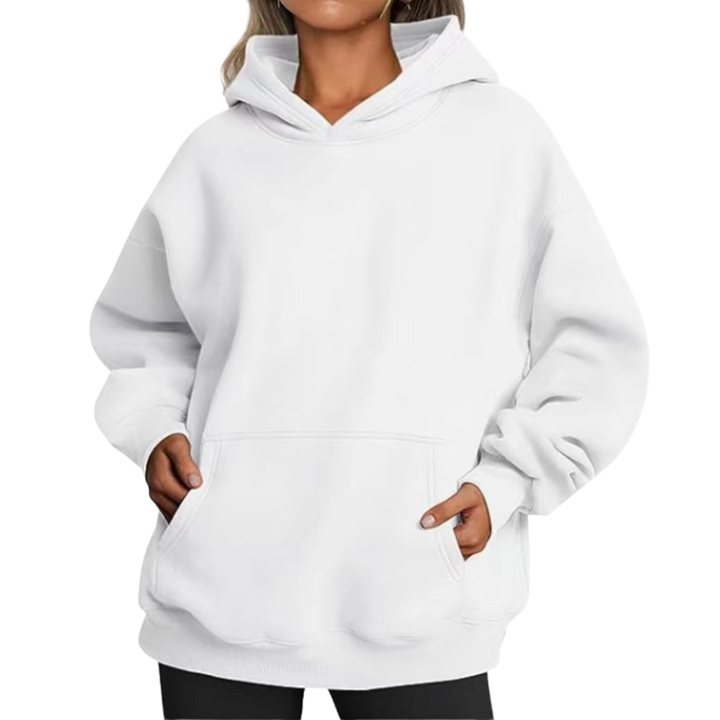 Xanthe | Cosy Oversized Fleece Pullover Hoodie