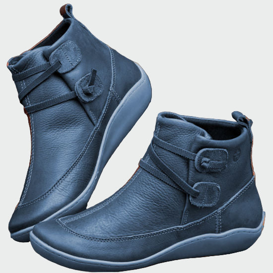 Abigail - Premium Orthopaedic Leather Ankle Boots