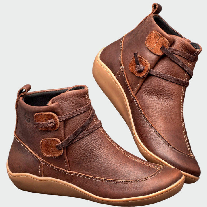 Abigail - Premium Orthopaedic Leather Ankle Boots
