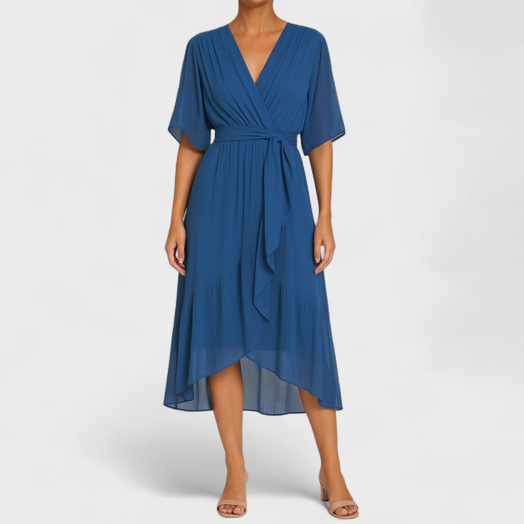 Emma - Elegant Waist-Detail Dress