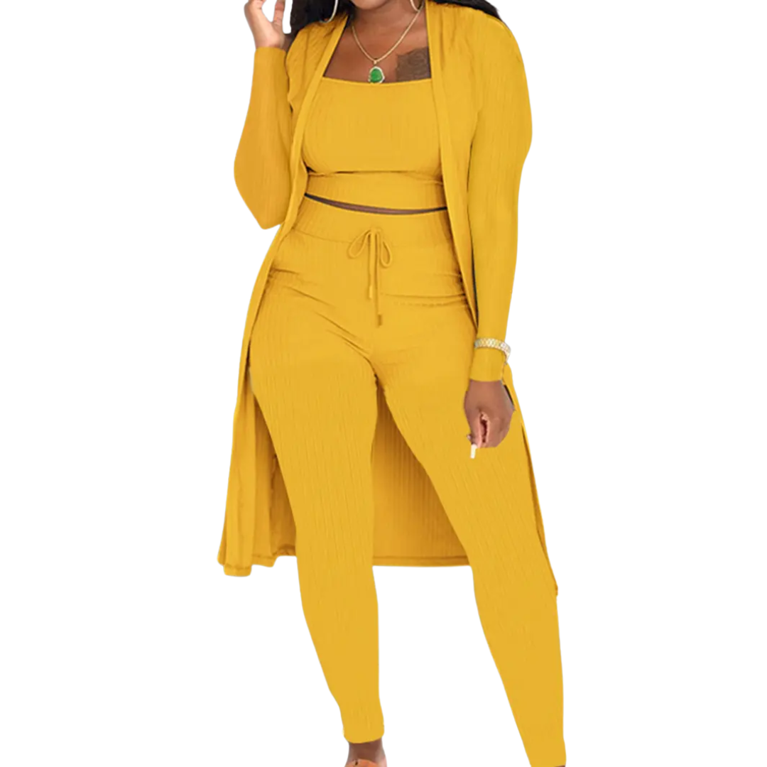 Grace | Cosy Knit Open Front Co-ord Set