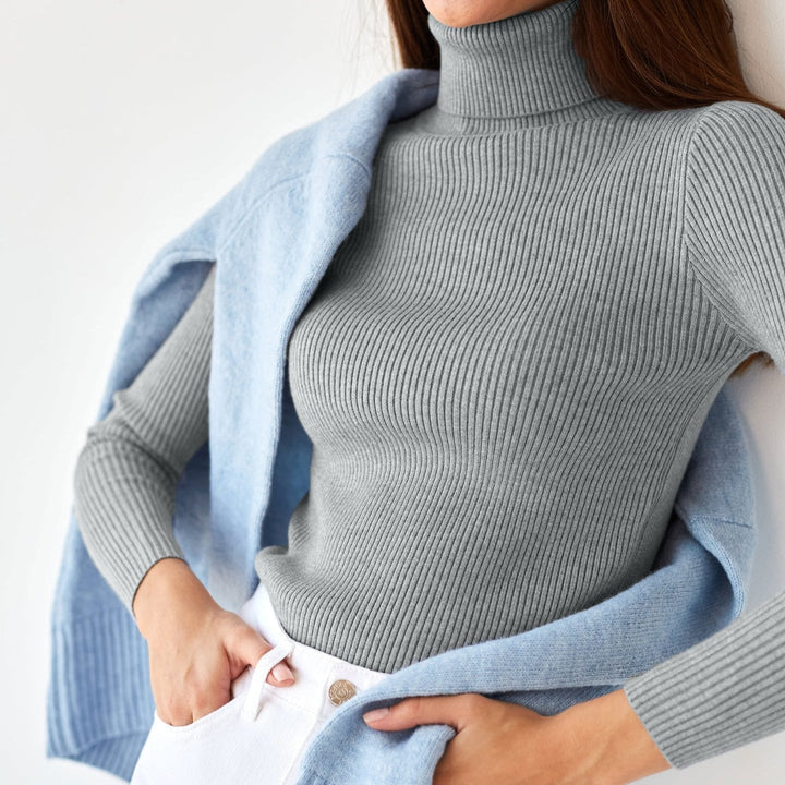 Kylie | Ribbed Turtleneck Sweater