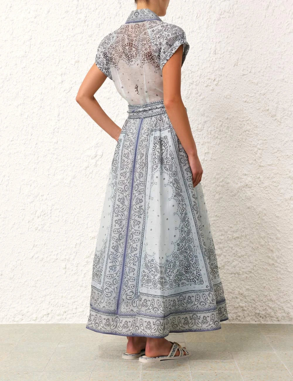Magdalena | Printed two piece boho set