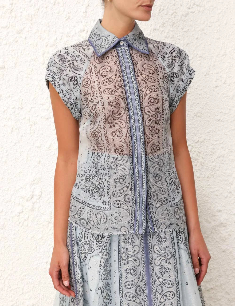 Magdalena | Printed two piece boho set
