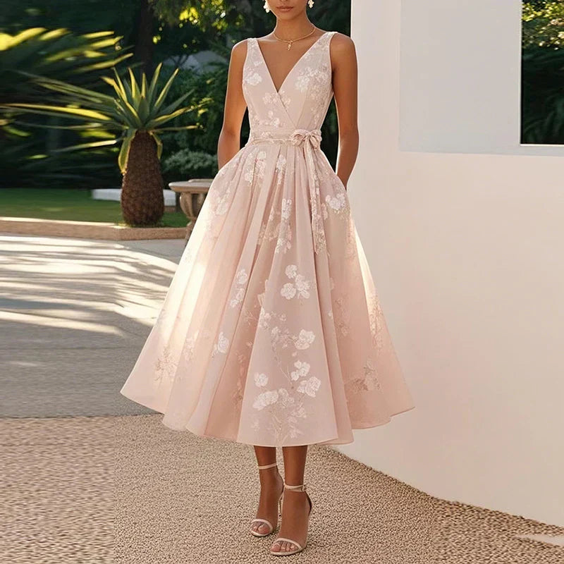 Ariana - Elegant Midi Dress
