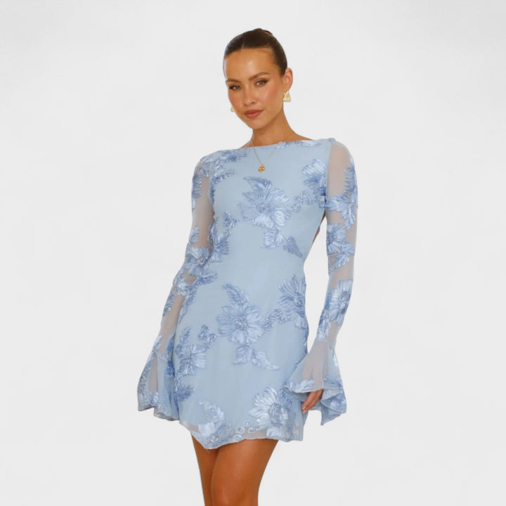 Clara - Floral Charm Mini Dress
