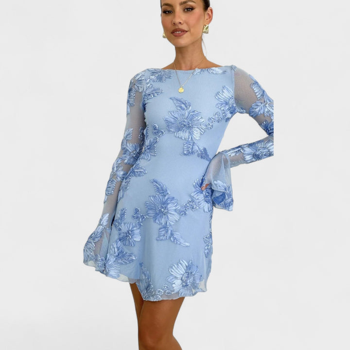 Clara - Floral Charm Mini Dress