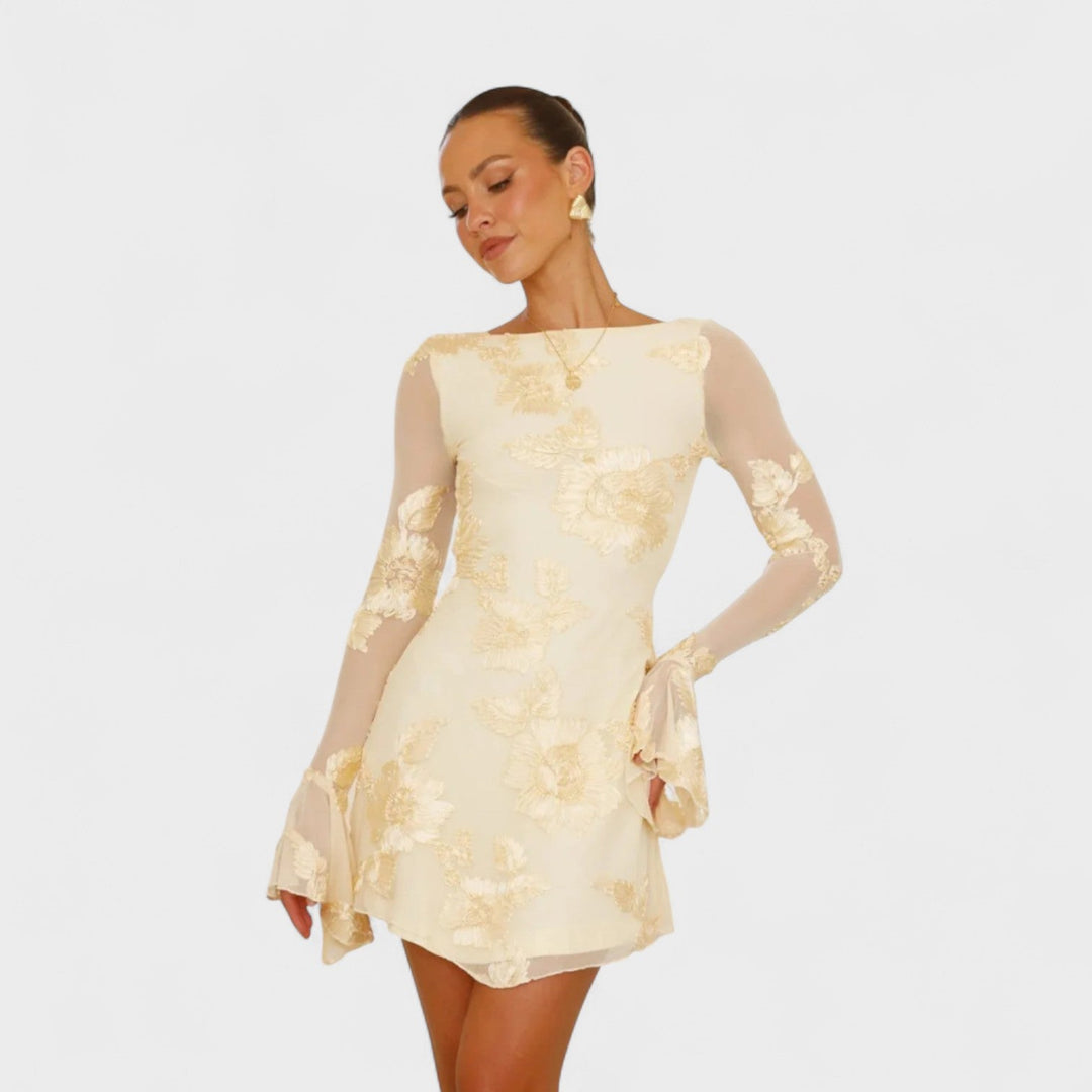 Clara - Floral Charm Mini Dress