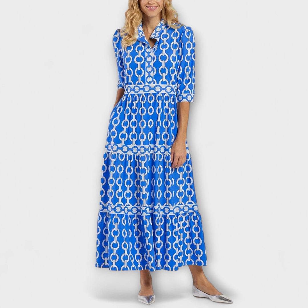 Daisy - Chain Detail Floral Midi Dress