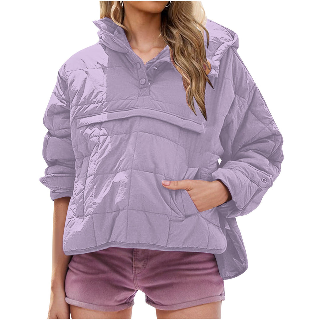 Zoe | Oversized Hooded Pullover Hooded Jacket