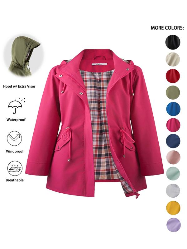 Rachael | Lightweight Hooded Trench Coat for Casual Outings