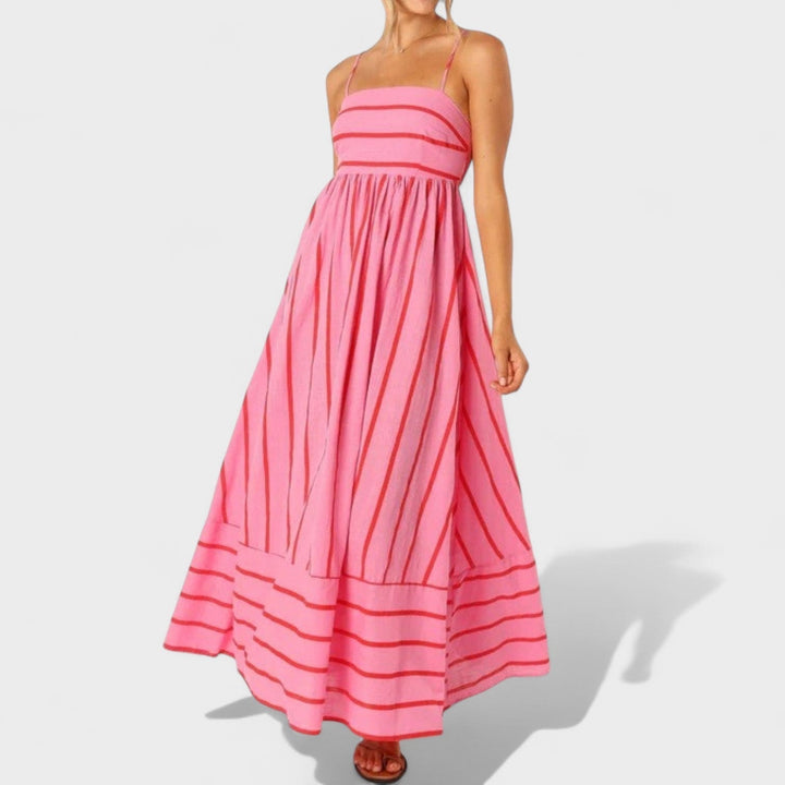 Jasmine - Striped Long Dress