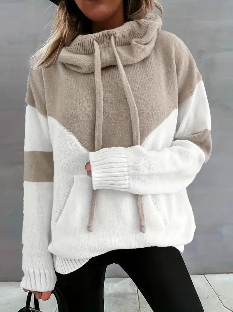 Tessa | Dual-Tone Cosy Hoodie