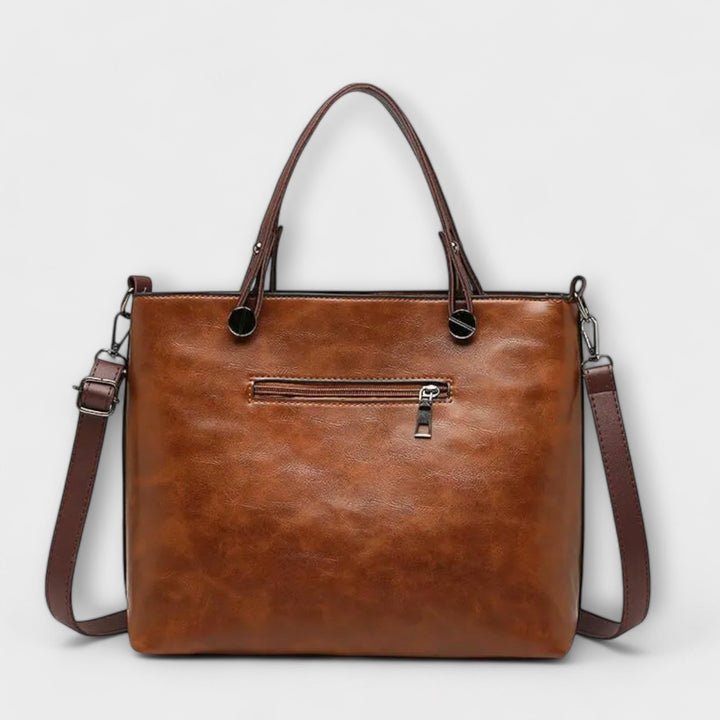 Olivia - Elegant Leather Tote