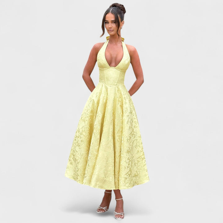 Abigail - Corset Midi Dress