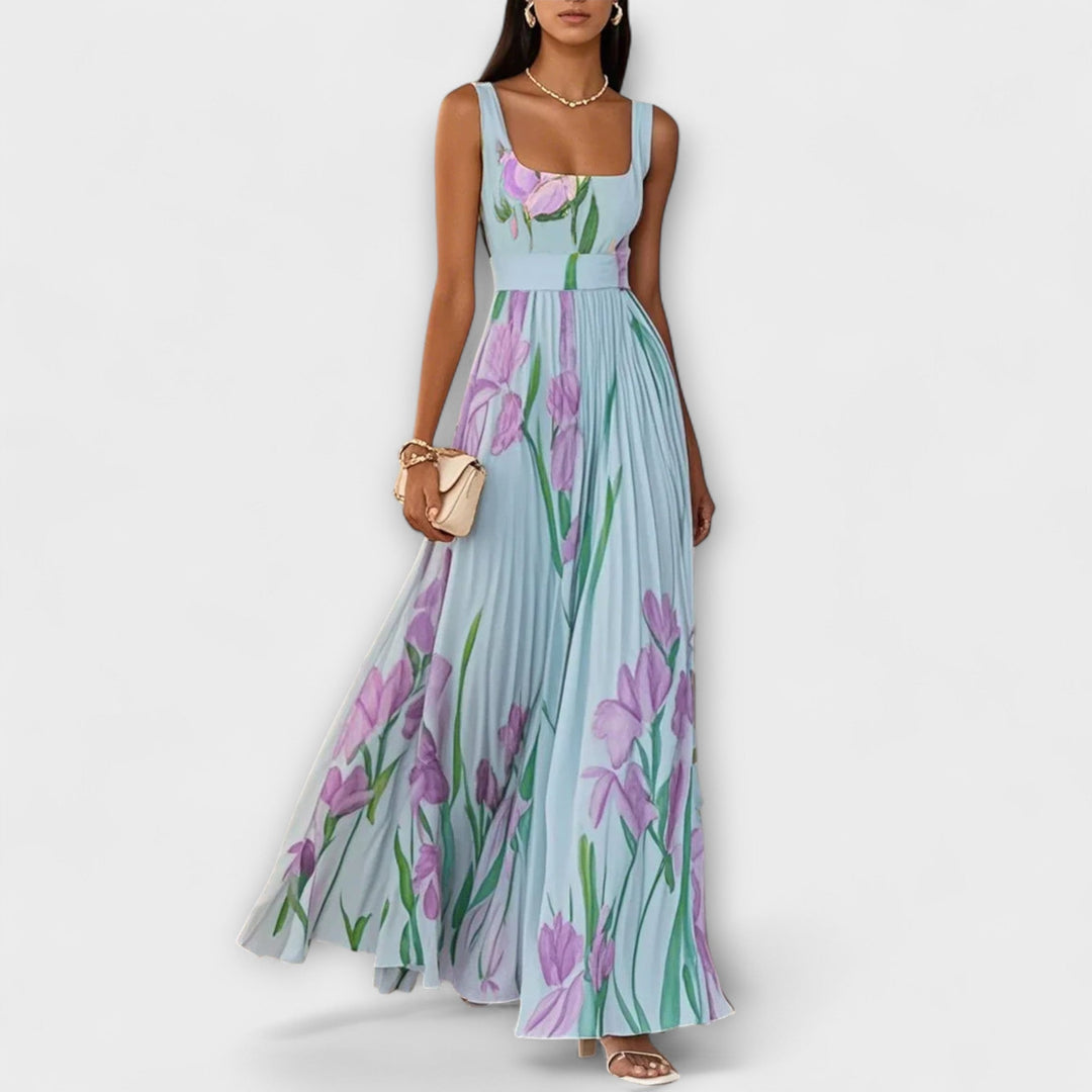 Grace - Chiffon Floral Maxi Dress