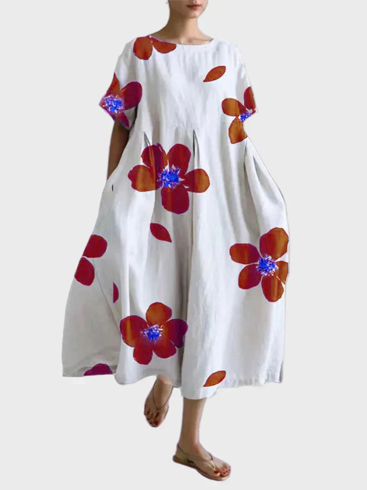 Ella Quiet Elegance Loose-Fit Dress