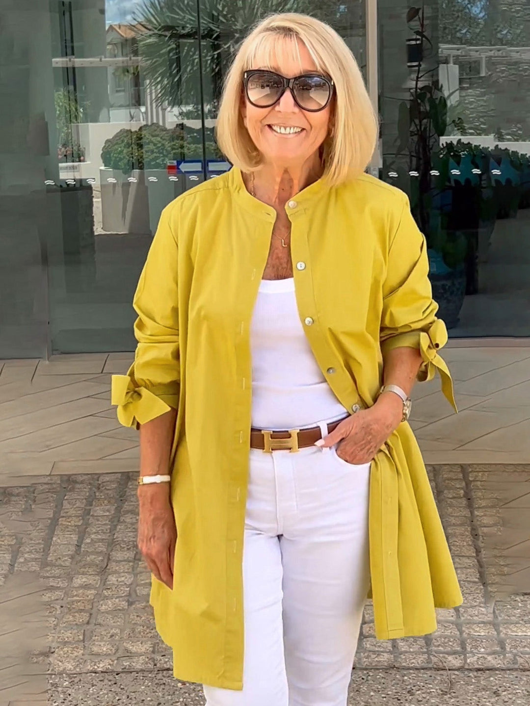 Zoe | Classy Long Shirt Jacket