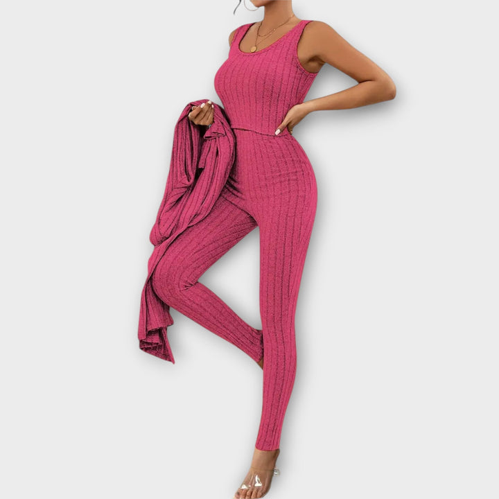 Daisy - Striped Three-Piece Set