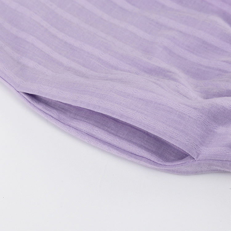 Hannah | Airy set consisting of a buttoned blouse and shorts