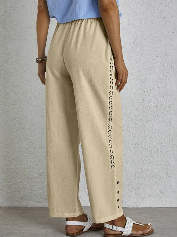 Ella | Relaxed trousers with buttons