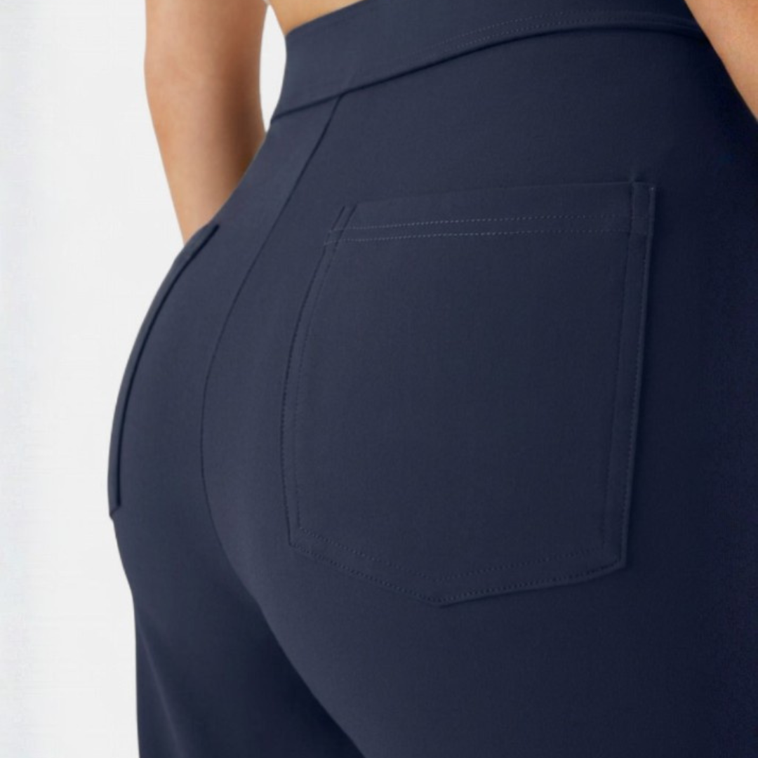Georgia | Relaxed High-Waist Straight-Leg Pants