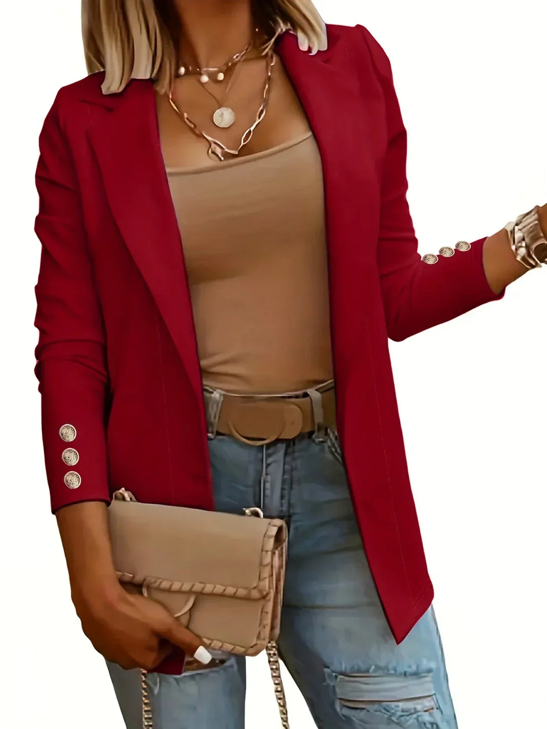 Chloe | Chic Open Front Jacket