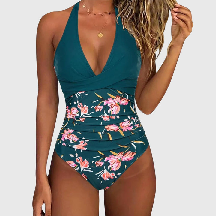 Abigail - Elegant V-Neck Swimsuit