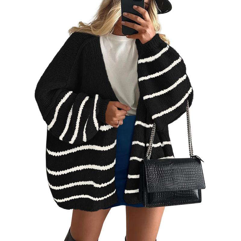 Hayley | Oversized Fit Lantern Sleeve Autumn Knit Cardigan