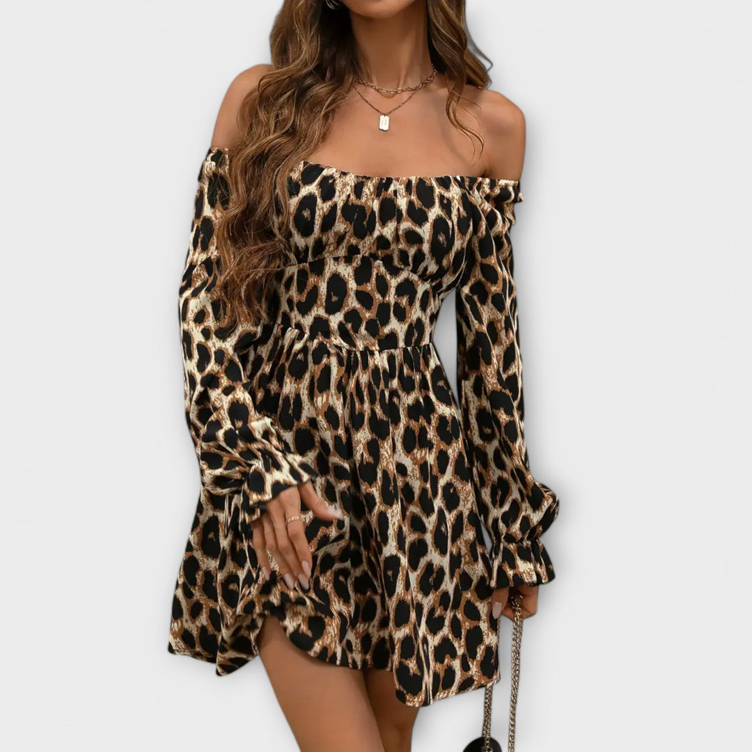 Harper - Leopard Print Mini Dress