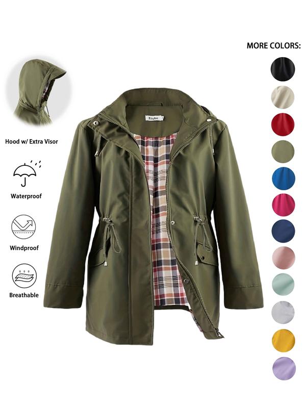 Rachael | Lightweight Hooded Trench Coat for Casual Outings