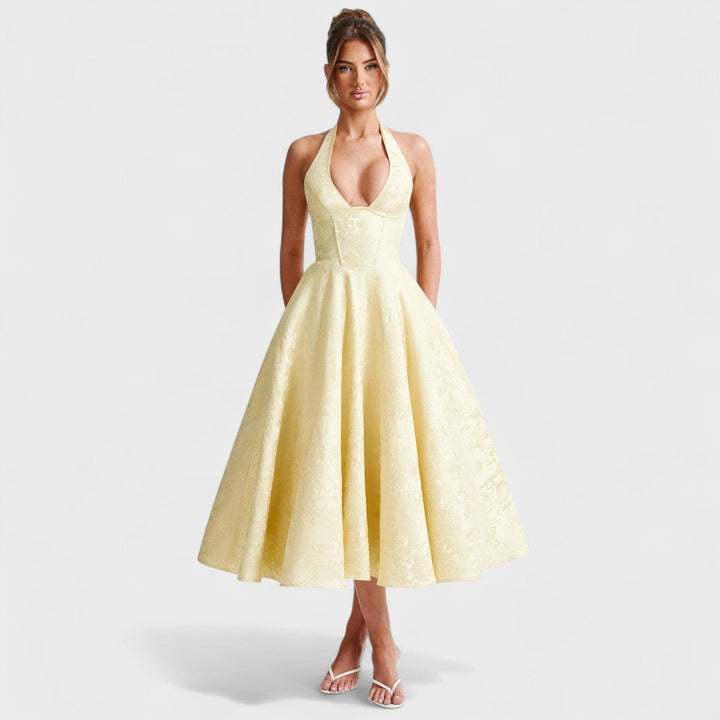 Abigail - Corset Midi Dress