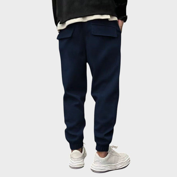 Finn Elastic-Waist Track Pants