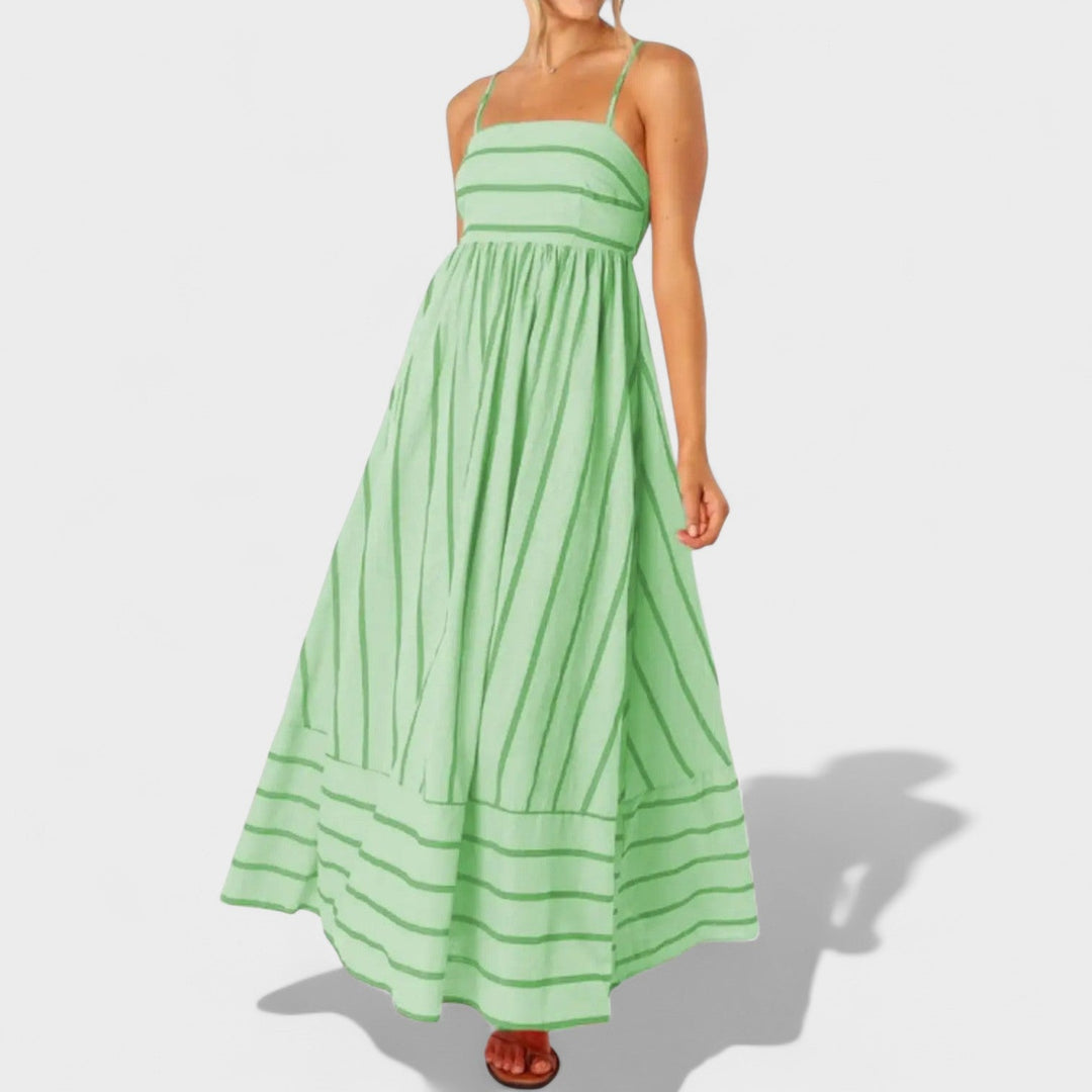 Jasmine - Striped Long Dress
