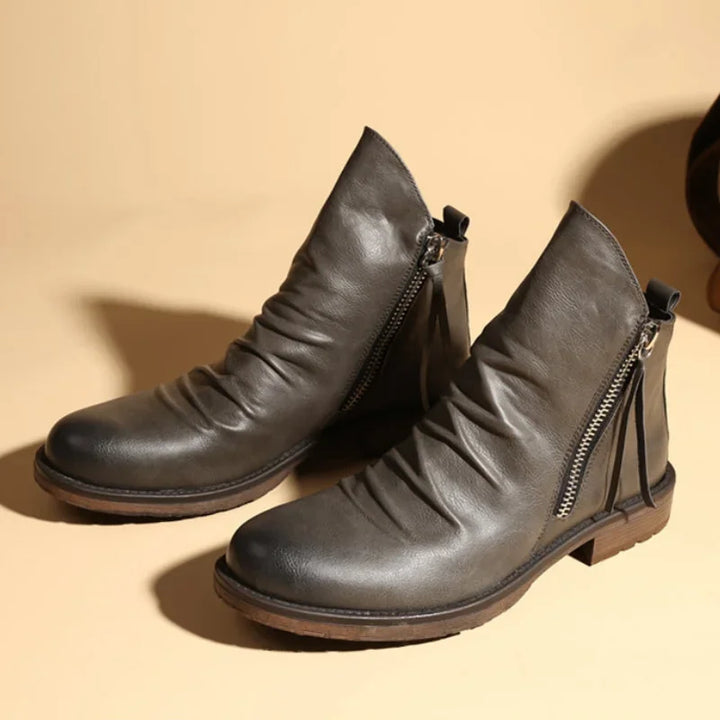 Toby - Leather Chelsea Boots