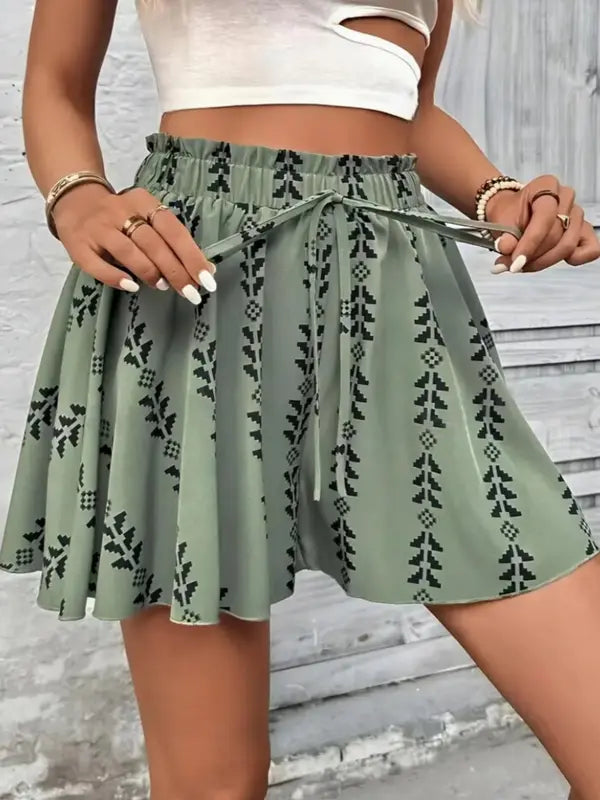 Zara | Casual Lightweight Summer Print Shorts