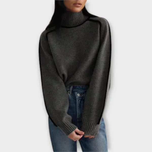 Madison - Elegant High-Neck Sweater