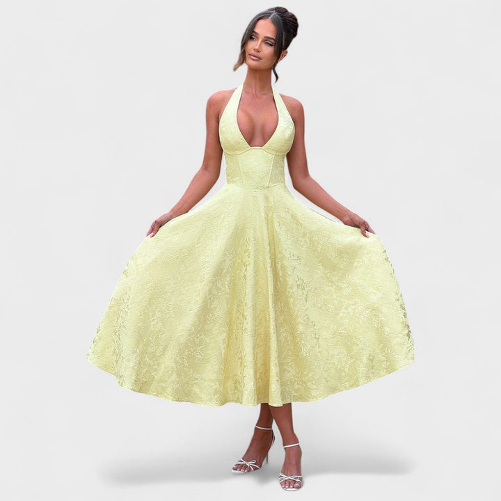 Abigail - Corset Midi Dress