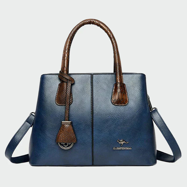 Bridget - Snake-Accent Leather Bag