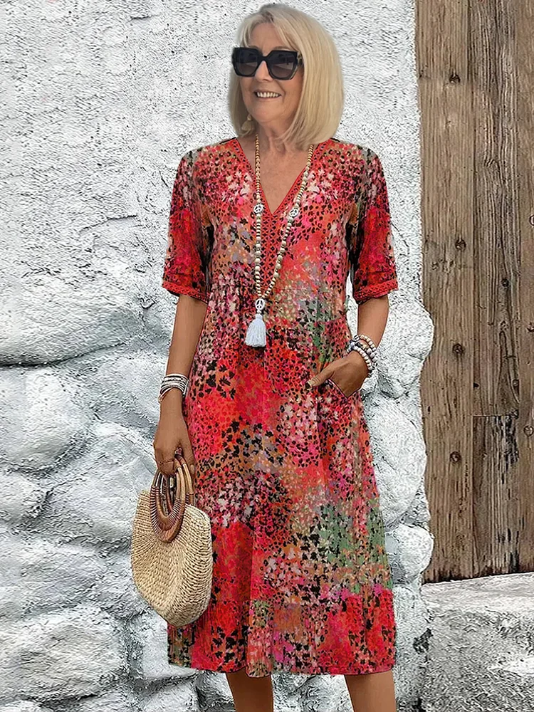 Amelia - Feminine Midi Dress